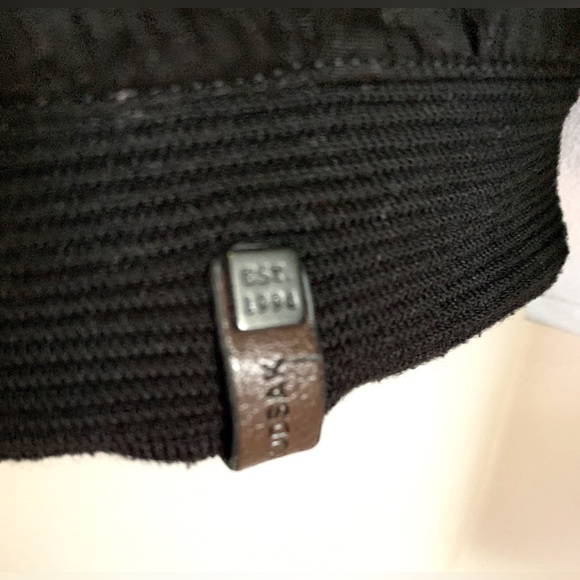 Rudsak men’s black Cotton Shirt Long Sleeved Elastic Waist/Collar Small - Picture 2 of 8